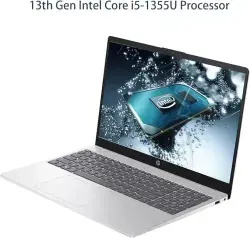 Ordinateur portable HP 15.6", 13e génération Intel Core i5-1335U, 16 Go de RAM, 512 Go SSD, écran FHD anti-reflet, webcam, clavier numérique, Wi-Fi, Bluetooth, HDMI, carte USB 32 Go, Windows 11 – argent (version US)