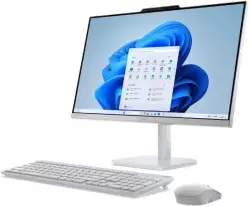 Ordinateur de bureau tout-en-un Lenovo AIO A100 – 23,8 ′′ Écran FHD IPS, Intel i3-N305, 16 Go DDR4, SSD 512 Go, Wi-Fi 6, Windows 11 Pro, clavier et souris sans fil, garantie Lenovo d1 an (gris cloud) (mise à niveau)