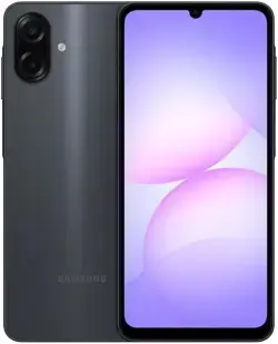 Samsung Galaxy A07 LTE, smartphone Android, 64 Go de stockage, 4 Go de RAM, noir, mises à niveau 6x du système d’exploitation, grand écran, processeur 6 nm (version internationale)